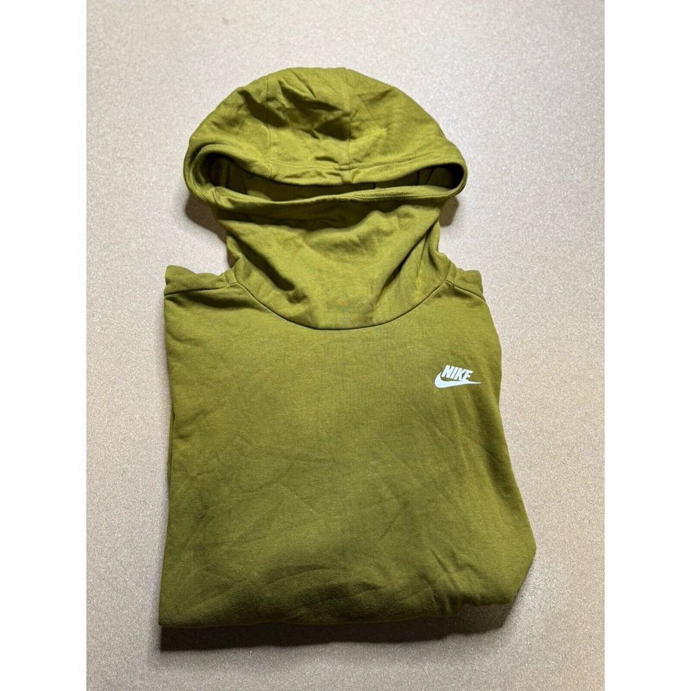 Nike Sportswear Club Sweatshirt Mens Size 2 X-Large Olive Green Long Sleeve Tags